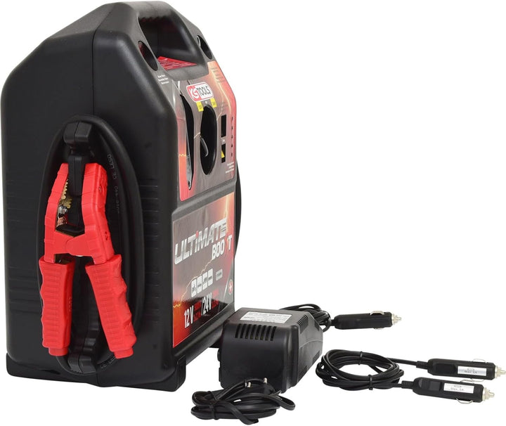 KS Tools 550.1820 12 V + 24 V Batterie-Booster, mobiles Starthilfegerät 1700 A