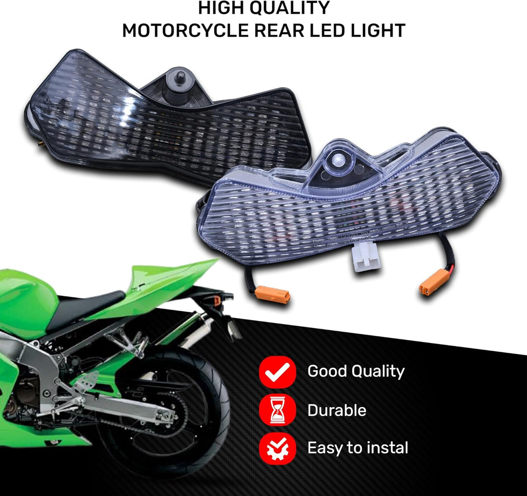 aVDB-moto LED Bremslicht/Rücklicht kompatibel mit KAWASAKI Z1000 Z-1000 2003-2006 Plug & Play mit in