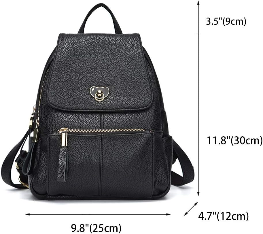 BUKESIYI Damen Tasche Rucksack Handtasche Frauen backpack Klein Anti Diebstahl Schulrucksack Laptop