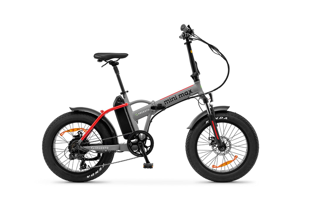 Argento Unisex – Erwachsene Mini Max E-Fahrrad Grau, Grau