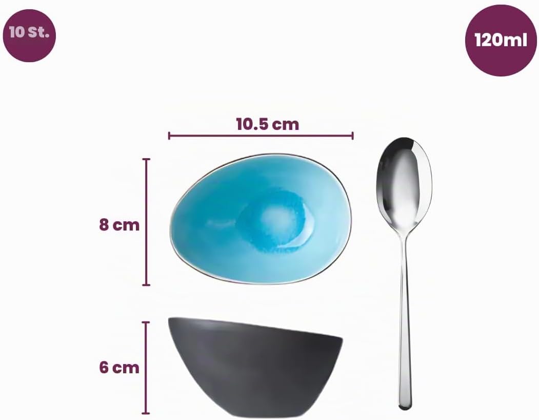 Cosy & Trendy Streetfood Festival Bowl 10.5x8xh6cm10 Ass (10er Set)
