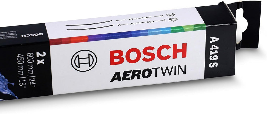 Bosch Scheibenwischer Aerotwin A419S, Länge: 600mm/450mm − Set für Frontscheibe