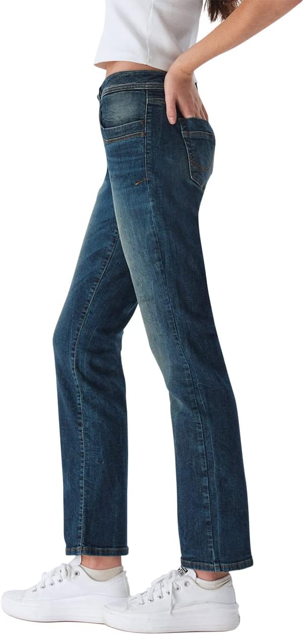LTB Jeans Damen Valentine Straight Fit Jeanshose Hose Denim Tiefer Bund Blau 24 25 26 27 28 29 30 31