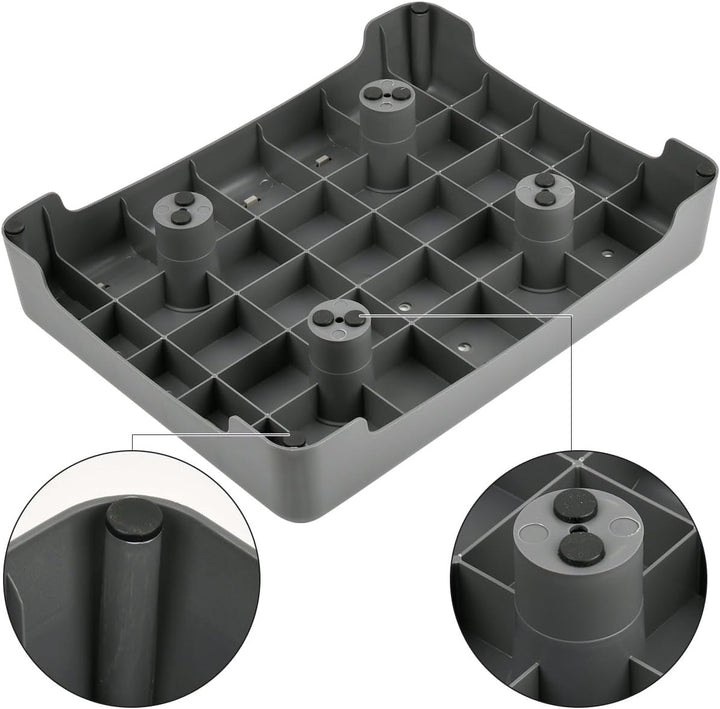 BOPEUY Half Step Hocker, rutschfest Halbstufe, Einstiegshilfe Dusche, Auto Einstiegshilfe, Trittstuf