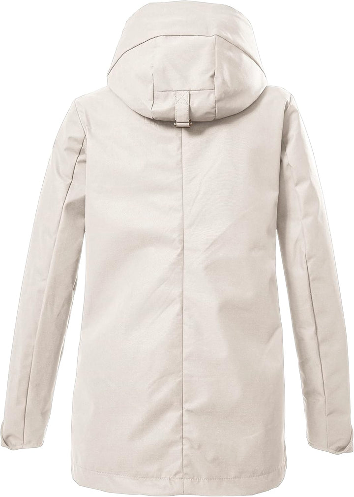 G.I.G.A. DX Damen Wmn Jckt 3-Lagen Funktionsjacke/Outdoorjacke mit Kapuze 38 gebrochenes weiss, 38 g