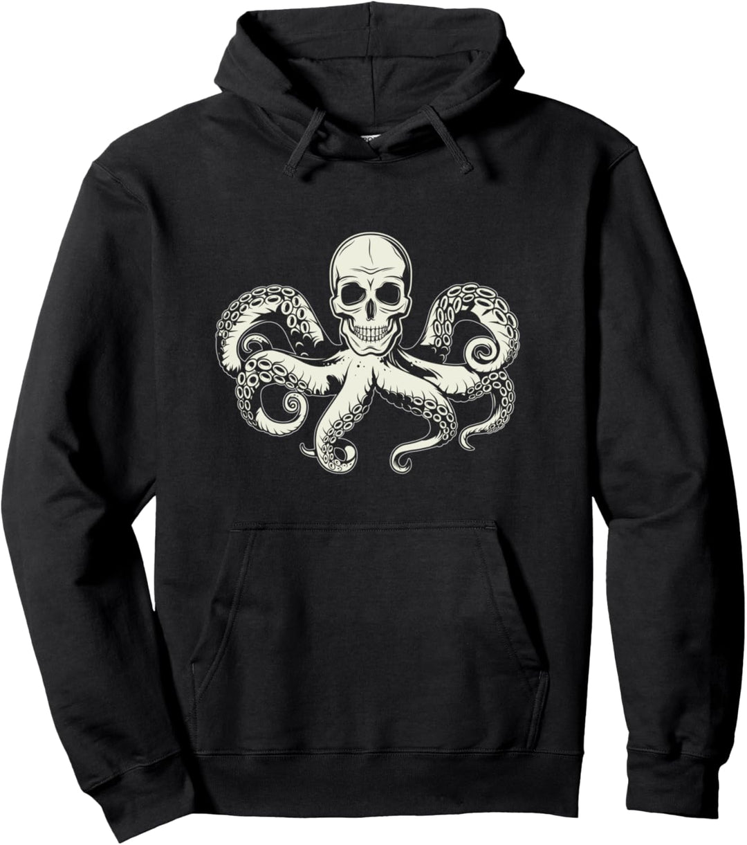 Octopus Scull Oktopus Meer Ozean Pullover Hoodie