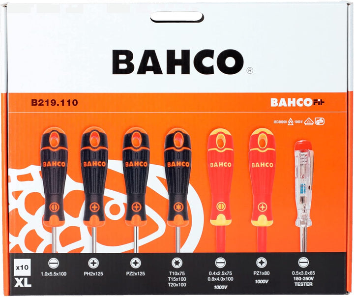 Bahco Fit Xl 10 Pcs Set