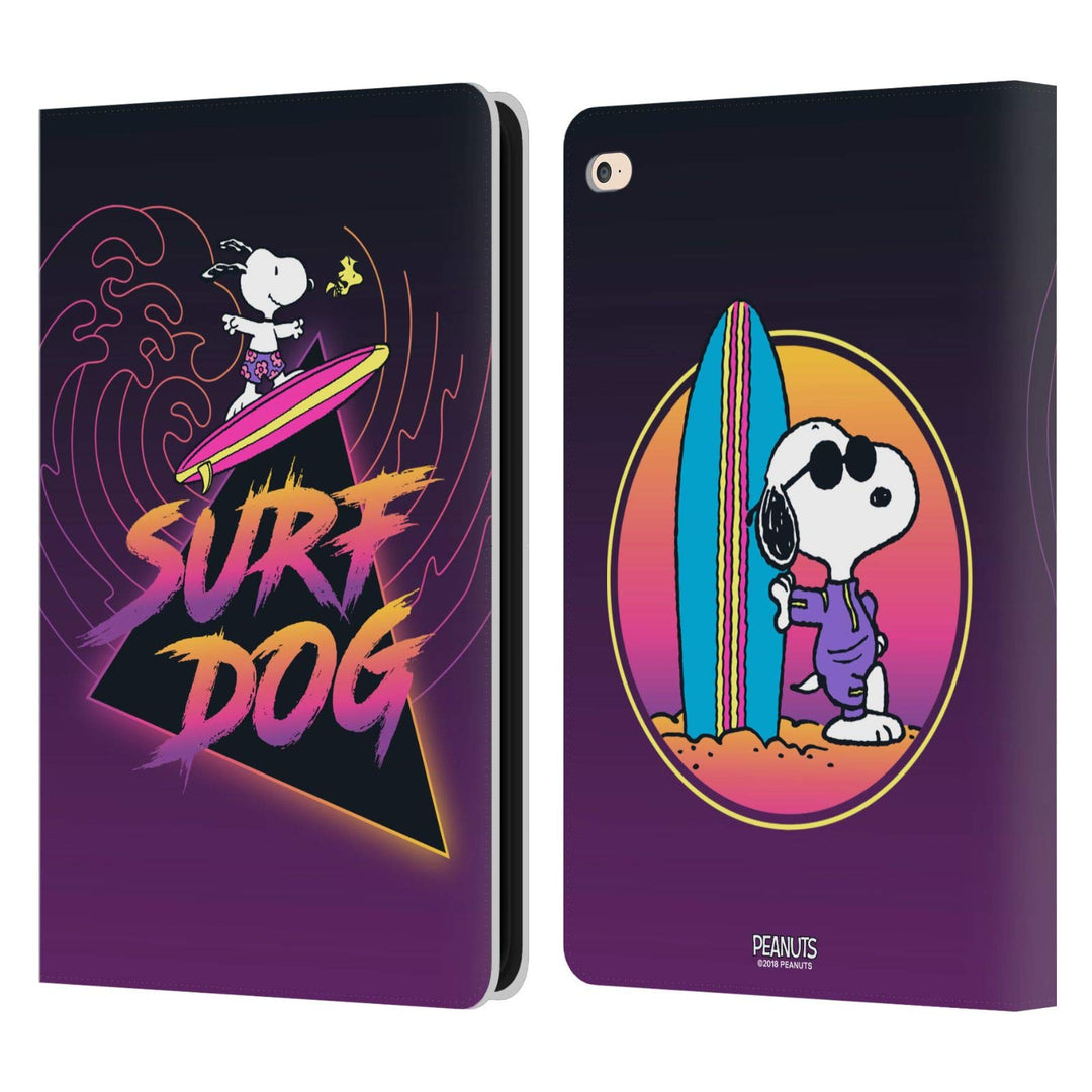 Head Case Designs Offizielle Peanuts Surfer Hund Snoopy Aloha Disco Leder Brieftaschen Handyhülle Hü