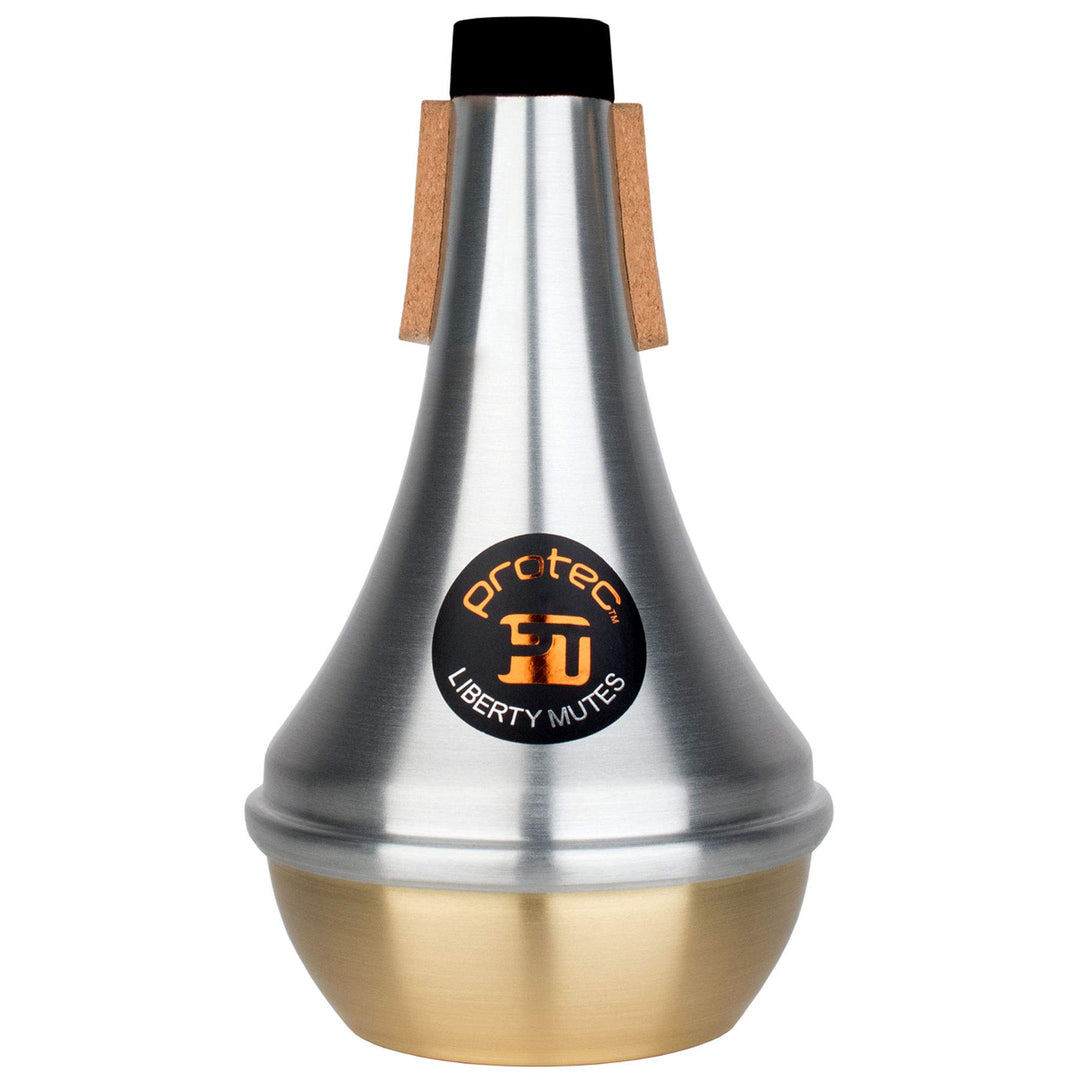 Protec ML107 Liberty Trompetendämpfer aus Aluminium – gerades Messingende Aluminum Mute Gerade / Mes