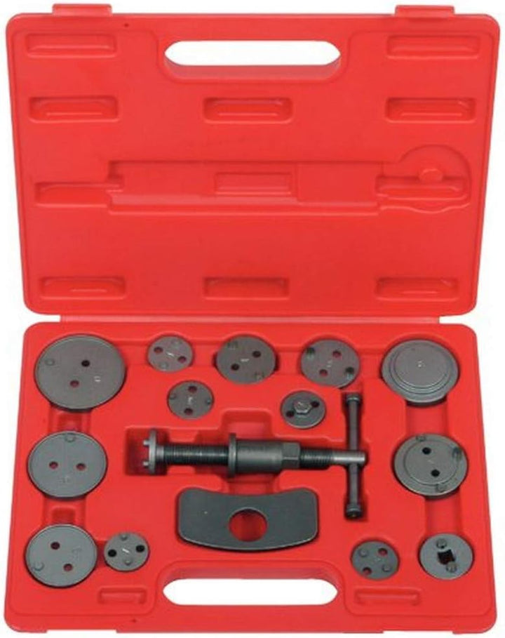 KS Tools 4042146102381 150.2015 Bremskolben-Rückstell-Werkzeug-Satz, 15-tlg.