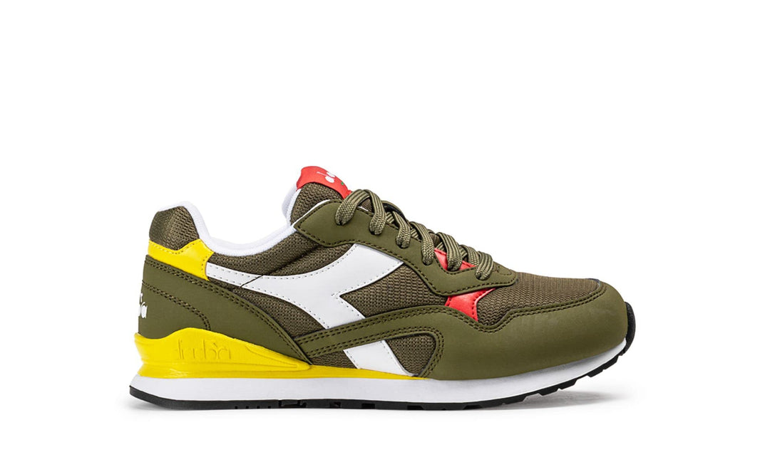 Diadora Herren N.92sneakers 20 EU Grün Weiss, 20 EU Grün Weiss
