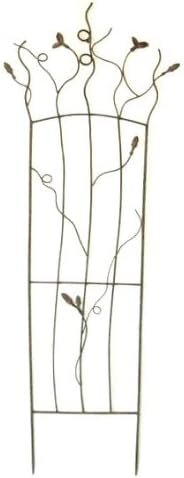 DanDiBo Rankhilfe JD2-12024 Rankgitter aus Metall H 136 cm cm Kletterhilfe Zaun
