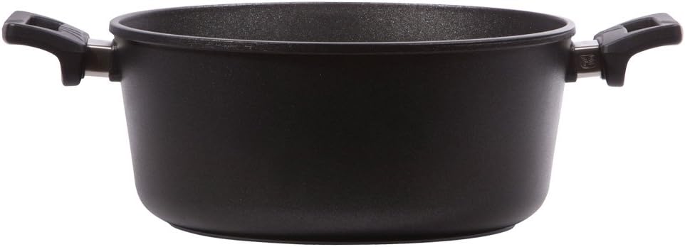 EUROLUX Guss Bratentopg 28 cm H 12 cm für alle Herdarten geeignet, Ceramikoberfläche - PFOA-Frei - M