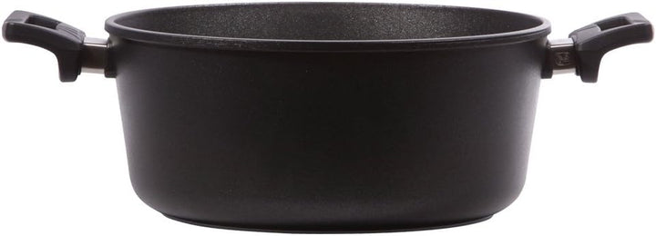 EUROLUX Guss Bratentopg 28 cm H 12 cm für alle Herdarten geeignet, Ceramikoberfläche - PFOA-Frei - M