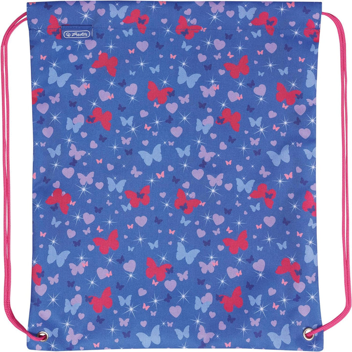 herlitz 50032631 Grundschulrucksack SoftLight Plus Butterfly, 1 Stück, Butterfly