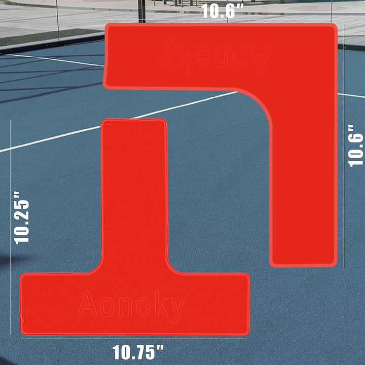 Aoneky Pickleball-Gericht-Linienmarkierungs-Set | Pickleball-Tennisplatz-Court Lines Marker Kit | Li