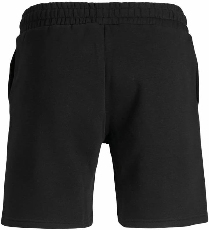 JACK &amp; JONES Herren Sweat Short JPSTNEWSOFT XS S M L XL XXL Blau Schwarz L Schwarz (Black), L Schwar