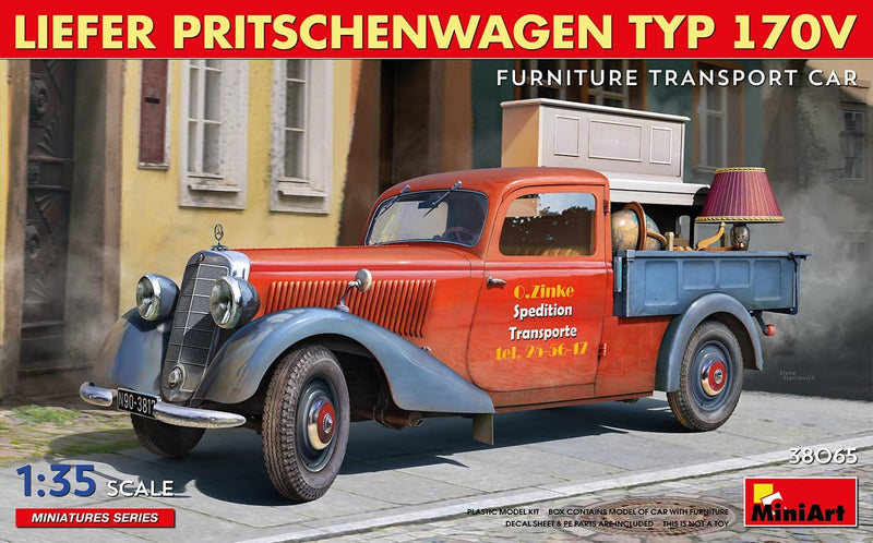 Mini Art 550038065 MiniArt 38065 1:35 Lieferwagen Typ 170V m. Möbel-originalgetreue Nachbildung, Mod