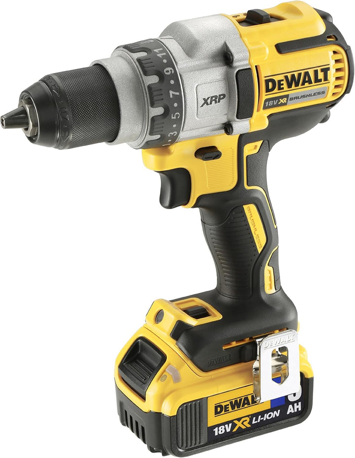 Dewalt 18V 3-Gang Akku-Bohrschrauber DCD991P2 (mit Vollmetallgetriebe, 11-stufiges Drehmoment, LED-L