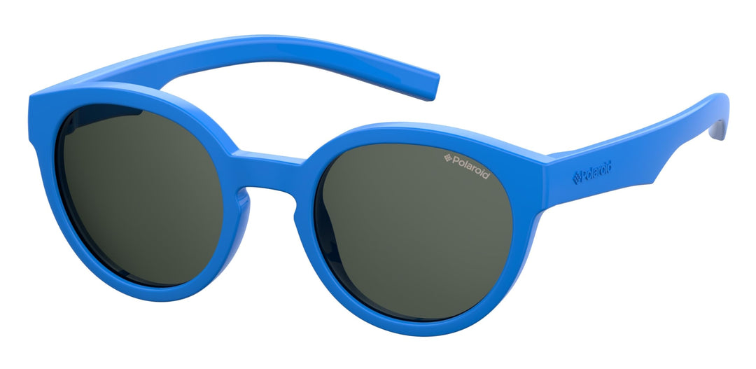 Polaroid Jungen PLD 8019/s/sm Sonnenbrille, PJP/M9 Blue, 42