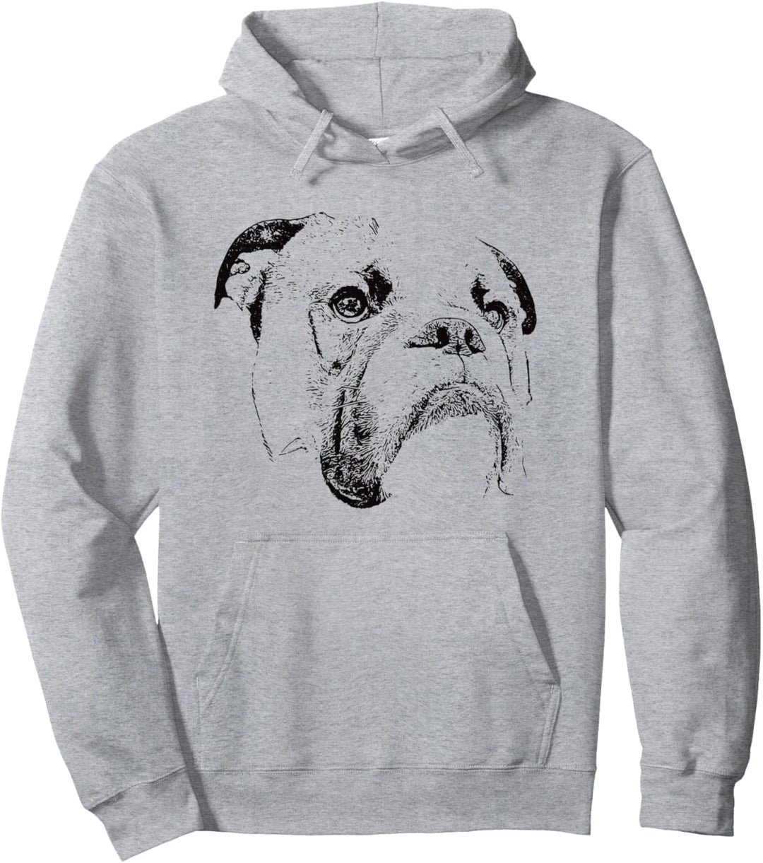 Englische Bulldogge Pullover Hoodie