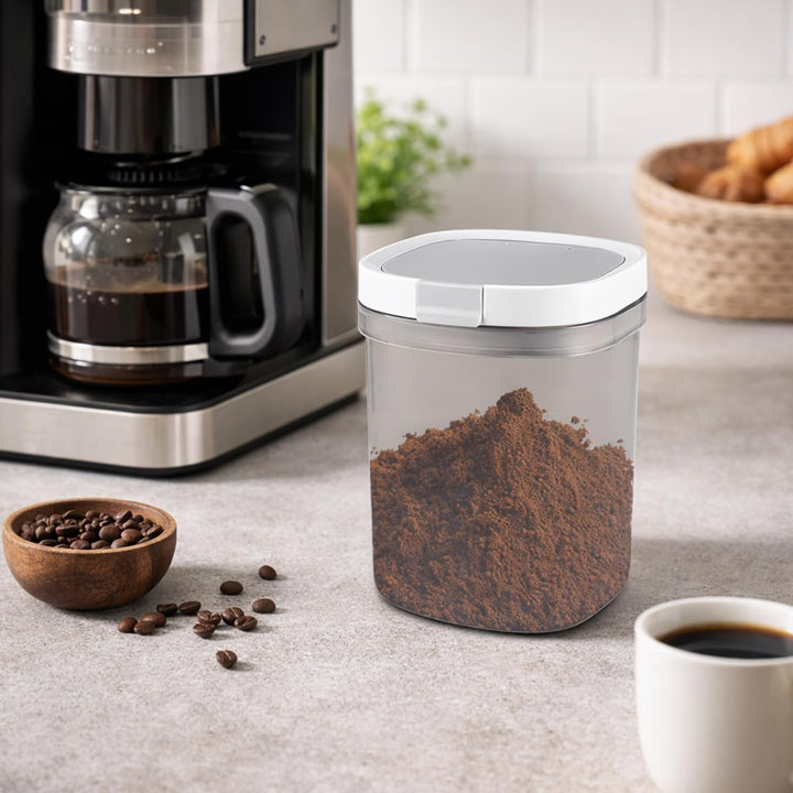 Kaffeedose Bohnen 1300ml Vorratsgläser mit Deckel Luftdicht Behälter Kaffeepads Dose zur Aufbewahrun