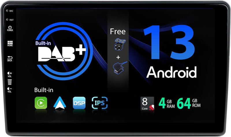 BXLIYER - Built-in DAB - Android 12 IPS Autoradio für FIAT Ducato/Citroen Jumper/Peugeot Boxer - Ein