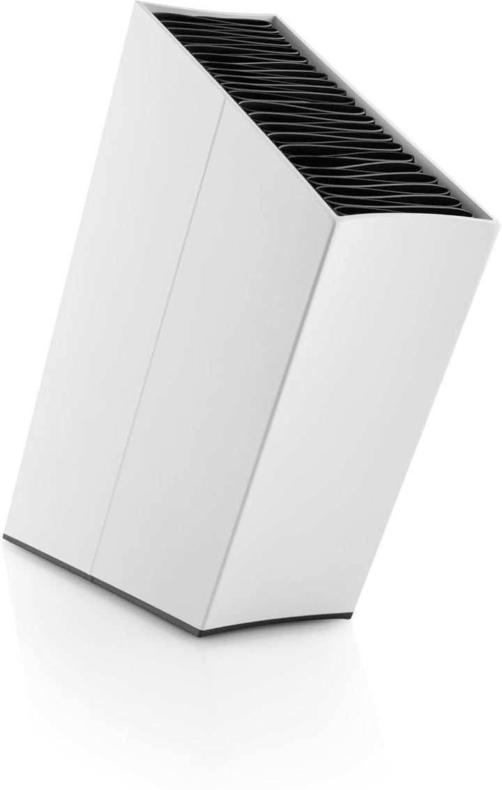 EVA SOLO | Messerblock Schräg white | Lamellen lassen sich reinigen | White | Weiss, Weiss