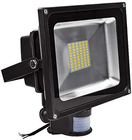 50W LED SMD Strahler Fluter Aussen Flutlicht Strahler mit PIR Bewegungsmelder Fluter Wasserdicht IP6