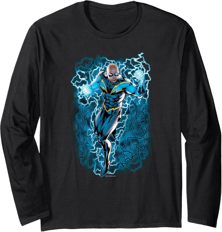 Justice League Black Lightning Bolts Langarmshirt