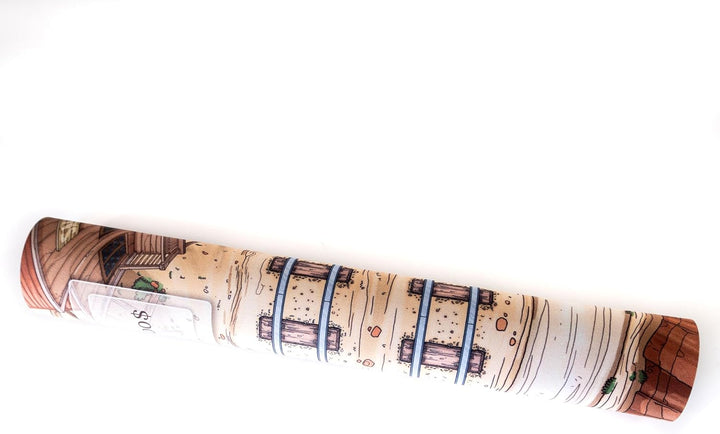 Gummimatte kompatibel mit Colt Express Spiel 117 x 40 cm / 46" x 15,7"