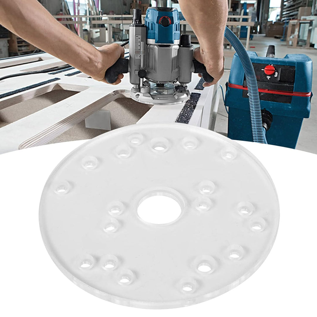 Oberfräsen-Grundplatte, Messing, Elektrische Holzfräse, Oberfräsen-Grundplatte, Oberfräsen-Basis für