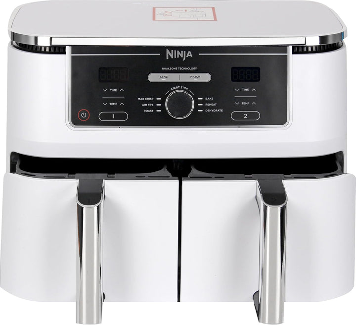 Ninja AF400EUWH MAX Foodi Dual Zone Heissluftfritteu weiss