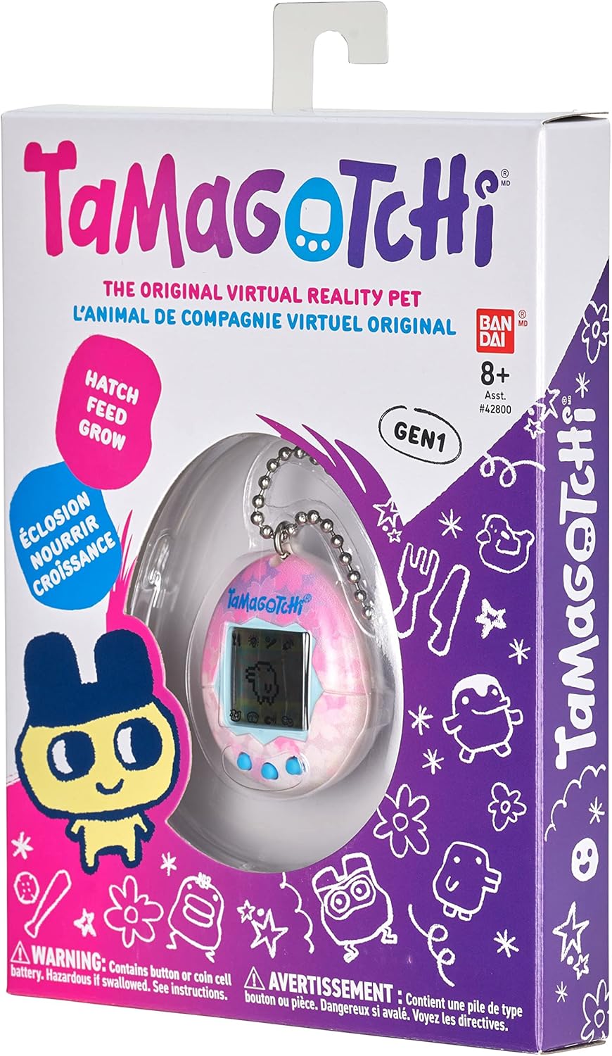Tamagotchi Original Sakura Elektronisches Haustier für Kinder, interaktives Spielzeug, Sakura