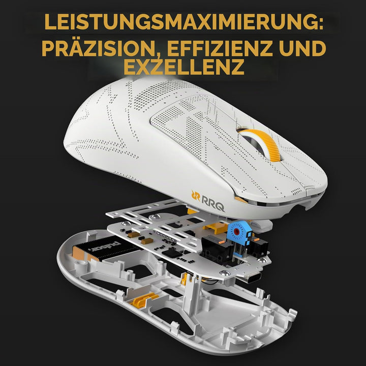 Pulsar x RRQ X2H Mini Wireless Gaming Maus, Limited Color Edition, Ultraleicht, 52 g, symmetrisch, o