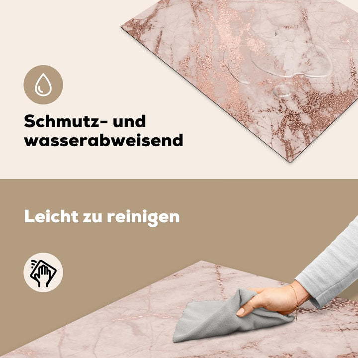 Herdabdeckplatte Einteilig Herdabdeckung Abdeckplatte für Ceranfeld Abdeckung Induktionskochfeld Auf