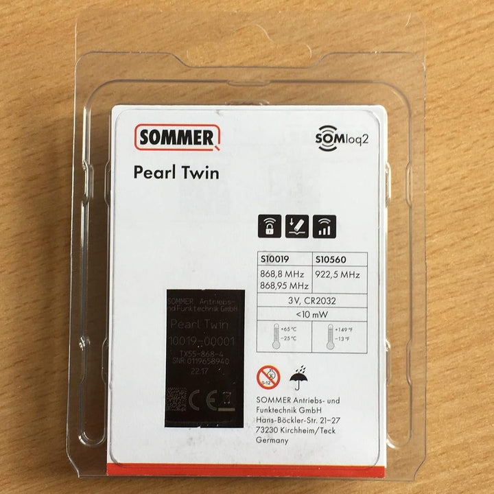 Sommer Pearl Twin S10019-00001 Sender für Sommer Garagentorantriebe