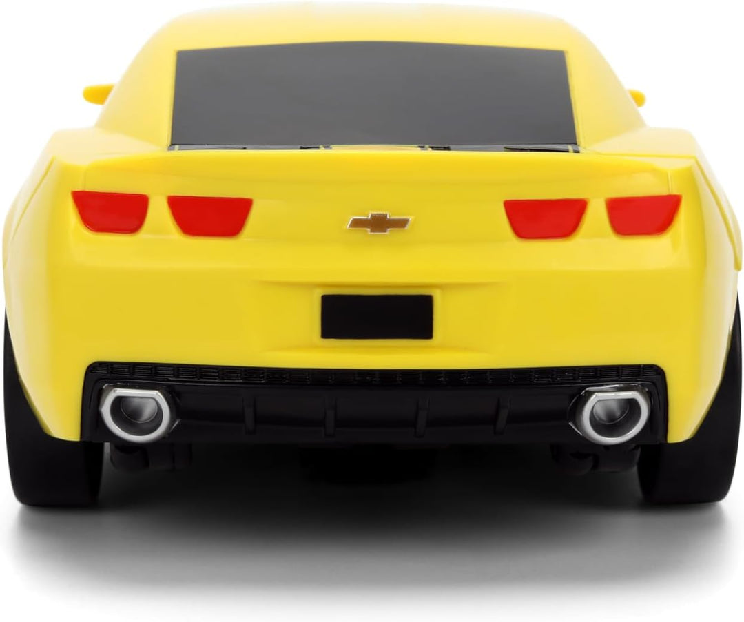 Jada Toys Transformers RC Converting Bumblebee (28 cm) - Ferngesteuerter Auto-Roboter mit Transforma