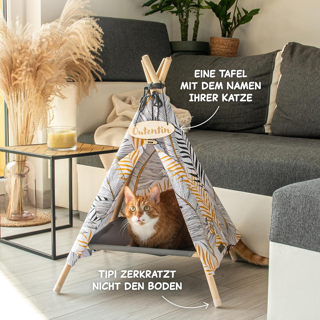 Outentin hundehöhle für kleine Hunde und Haustier – Stylish Katzenbett höhle – Modische hundehütte I