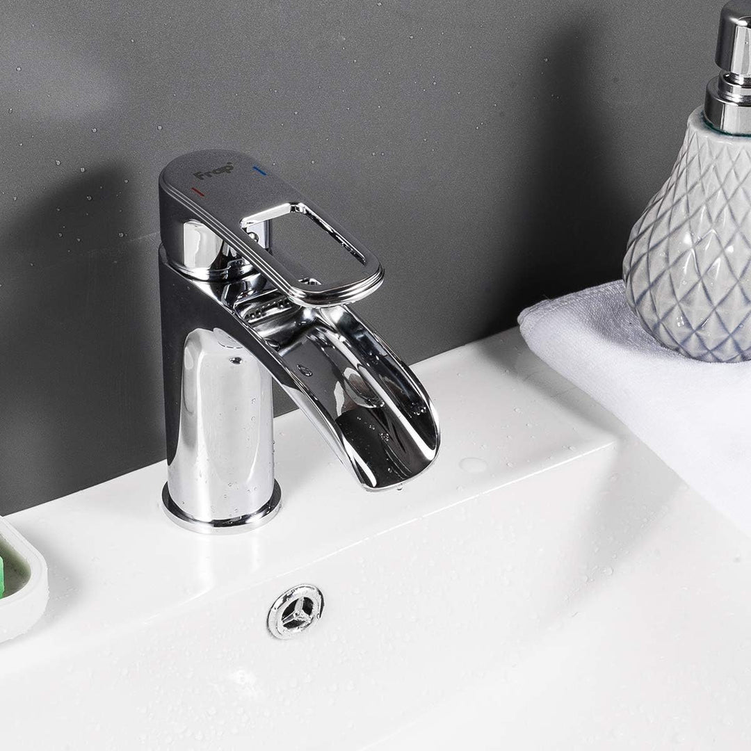 Frap Wasserfall Waschtischarmatur Wasserhahn Bad Badarmatur Waschbeckenarmatur Einhebelmischer für B