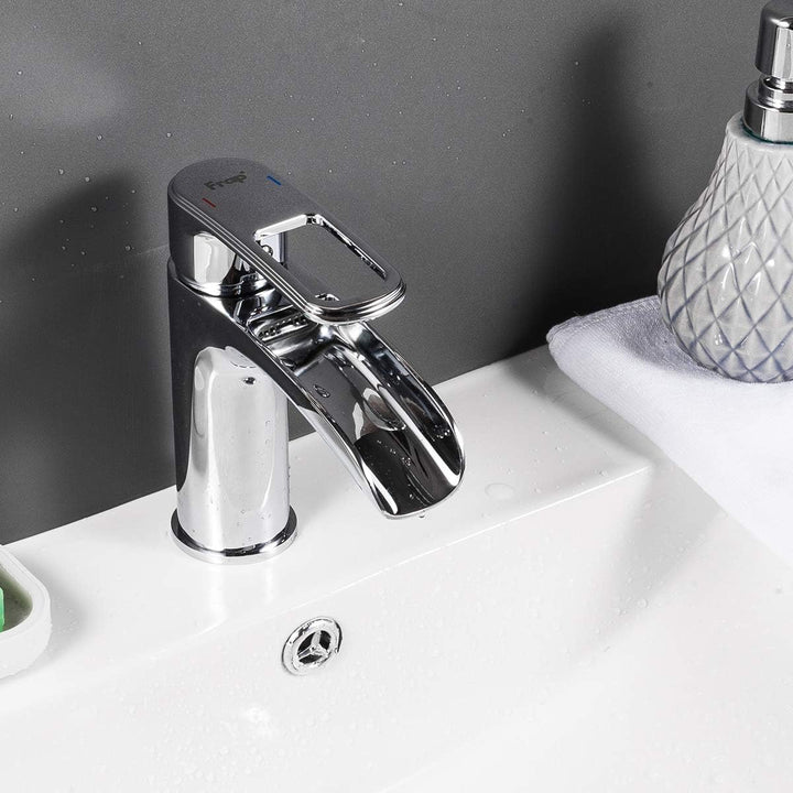 Frap Wasserfall Waschtischarmatur Wasserhahn Bad Badarmatur Waschbeckenarmatur Einhebelmischer für B