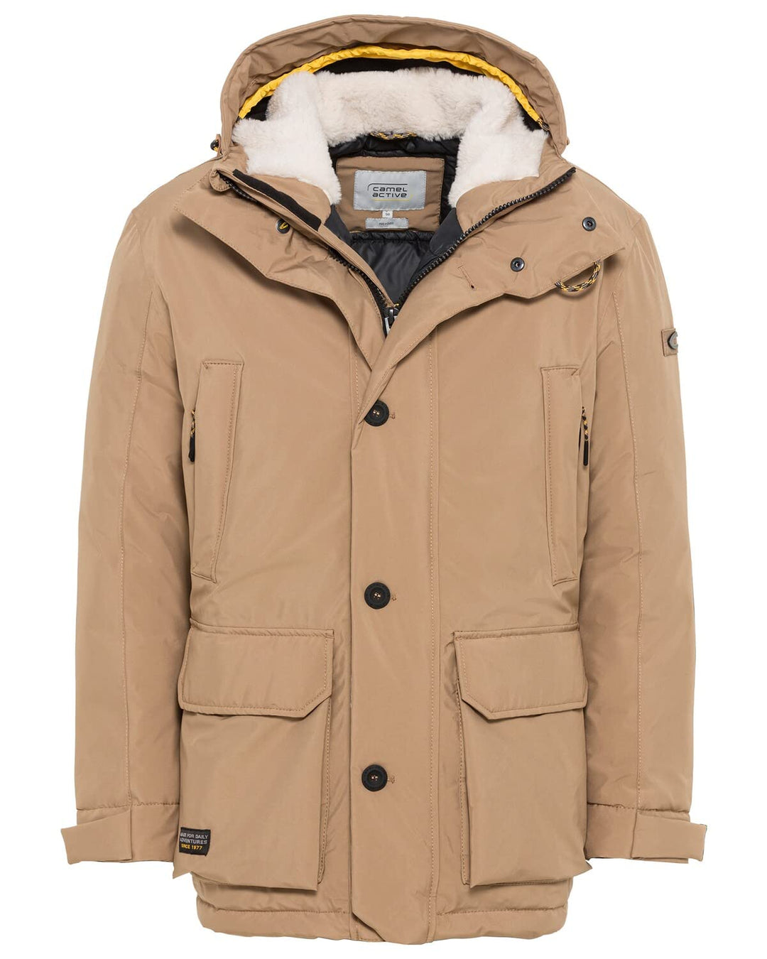 camel active Herren 420954/8e75 Jacket 29 Wood, 29 Wood