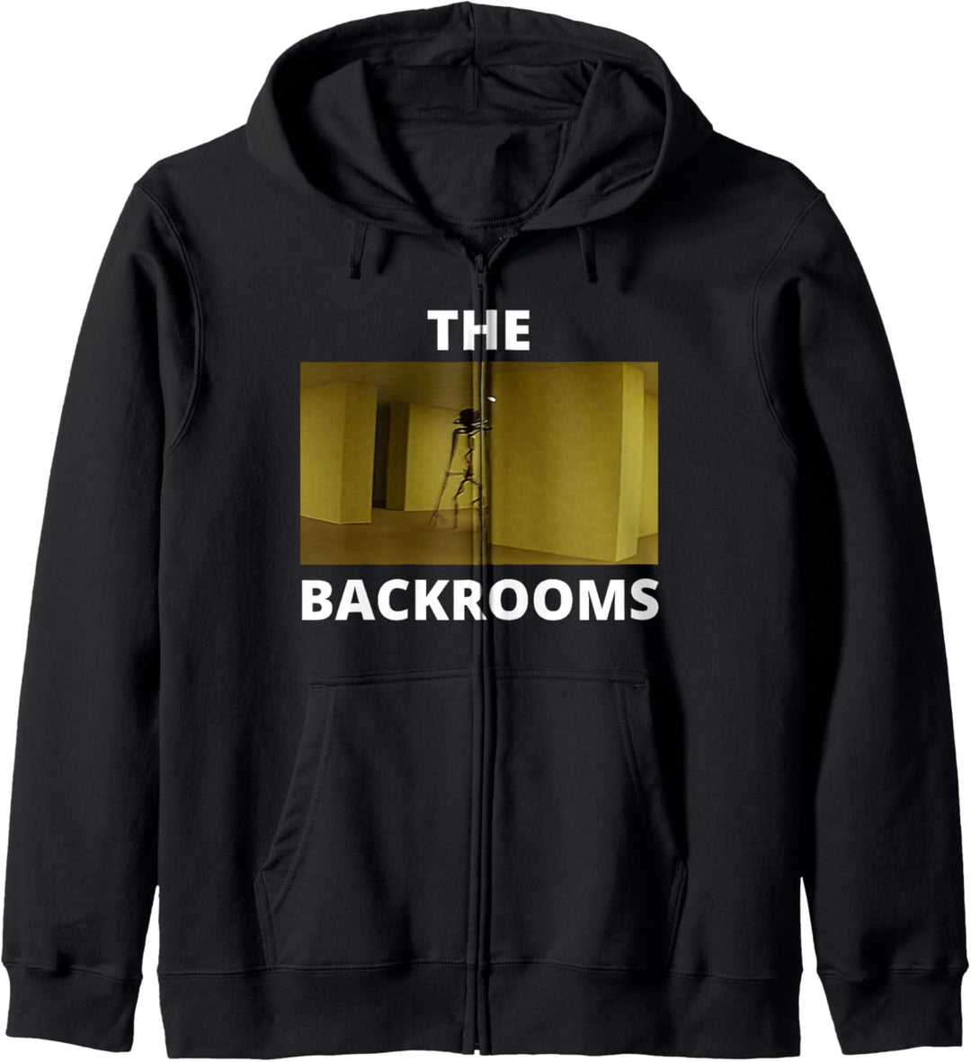 Willkommen bei The Backrooms Creepypasta Meme Kapuzenjacke