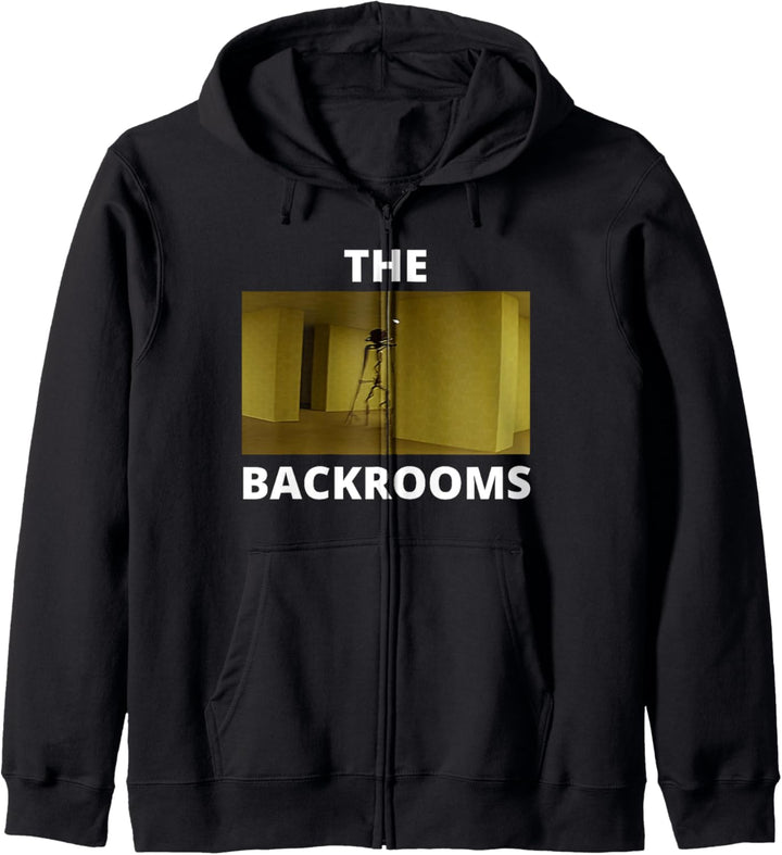 Willkommen bei The Backrooms Creepypasta Meme Kapuzenjacke