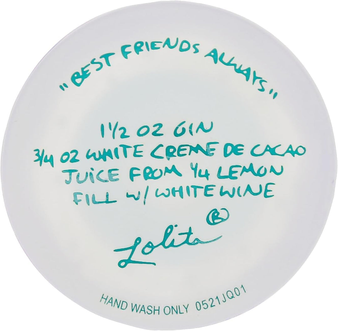 Lolita 4053096 Best Friends Always Wine Glass, Glas, Multi, 1 Stück (1er Pack) Lolita-WG, für immer