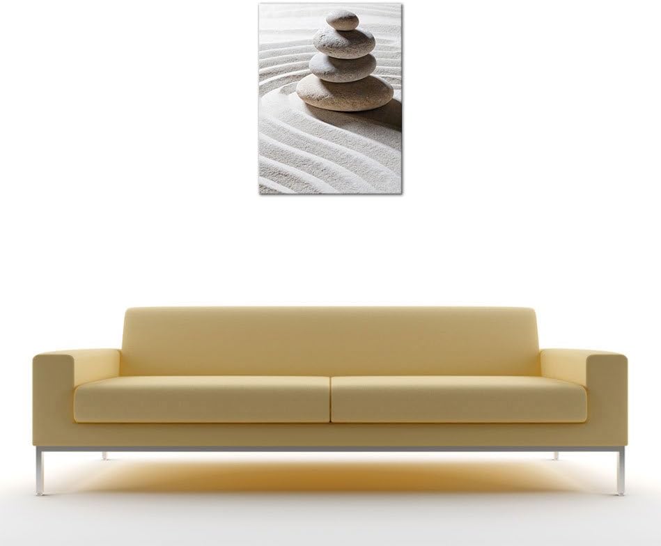 Bilderdepot24 Bild auf Leinwand | Relaxing in 50x60 cm als Wandbild | Wand-deko Dekoration Wohnung m
