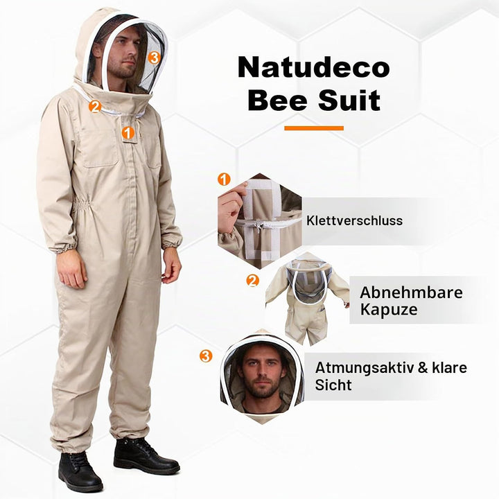 Natudeco Imkerkleidung Imkerausrüstung Imkerschutzkleidung Imker Isolationskleidung Bienenanzug Imke