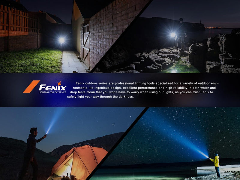 FENIX PD40R v3.0 wiederaufladbare Taschenlampe mit grosser Reichweite