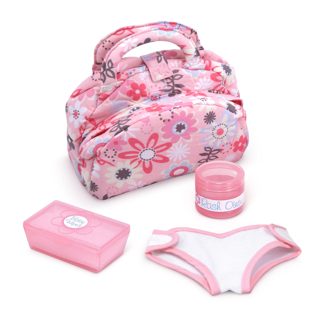Melissa & Doug 4889 Doll Nappy Bag Set (English Only) Standardverpackung, Standardverpackung
