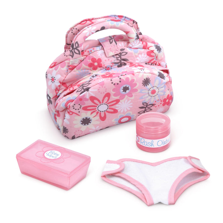 Melissa & Doug 4889 Doll Nappy Bag Set (English Only) Standardverpackung, Standardverpackung